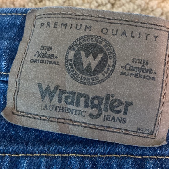 Men’s Wrangler Stretch Waist Jeans 38x30 - Picture 6 of 6
